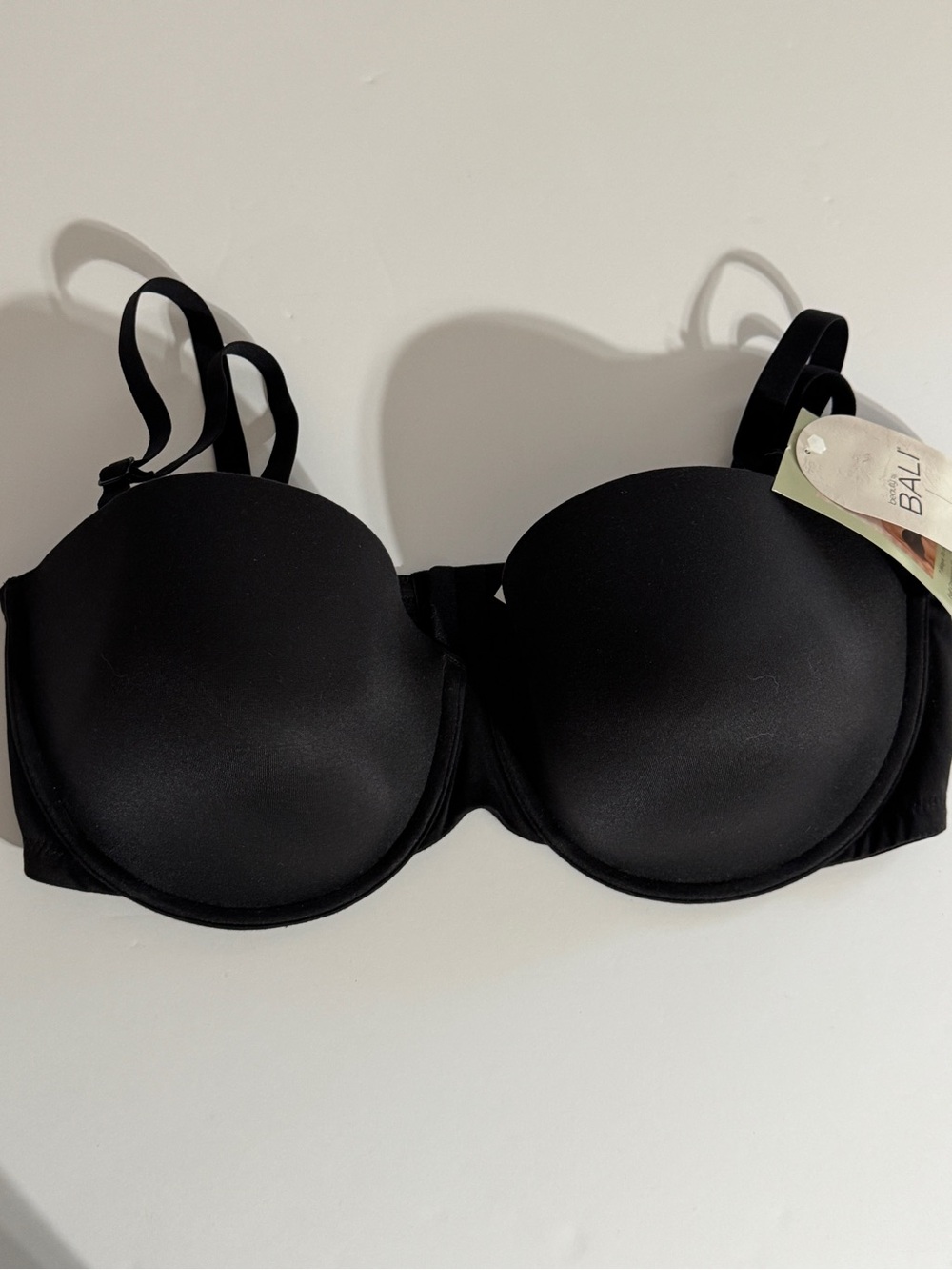 Bali Black Convertible Molded T-Shirt Bra